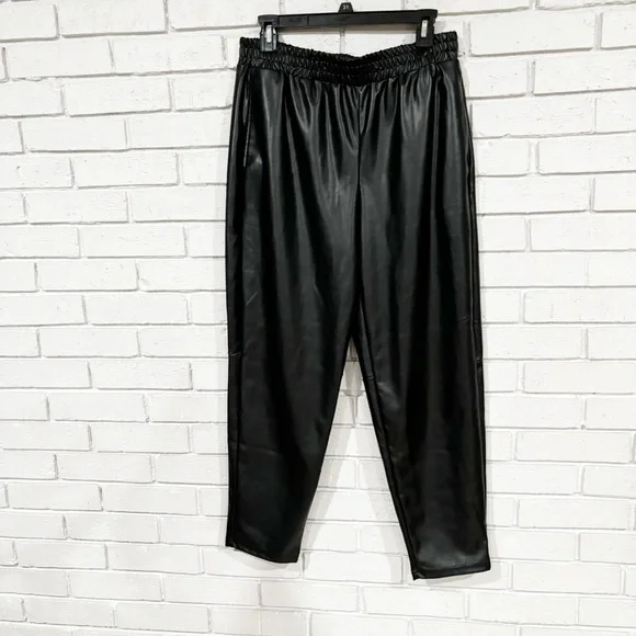 Fabletics Women’s Faux Leather Joggers - Picture 2 of 7